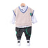 Spring and Autumn Children's Sweater Vest Set